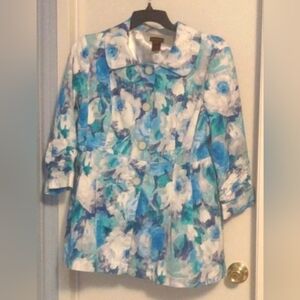 Multiples Multicolor 3/4 sleeve ladies jaxket size XL